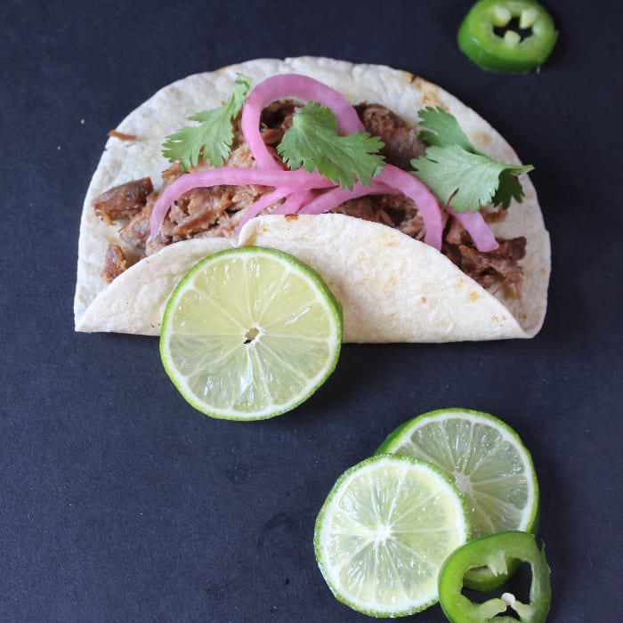 Carnitas Tacos Order.