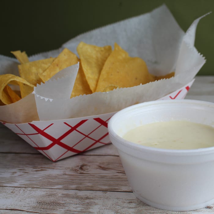 Chips and Queso.