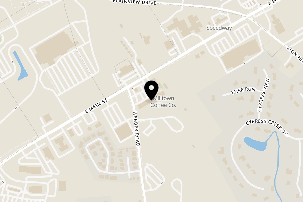 Map showing the location of Burrito Hub on 2601 East Main Street in Spartanburg